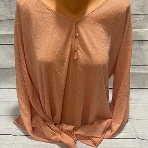 Out From Under Urban Outfitters Boho Women’s Pink Top Bell Sleeve Oversized M